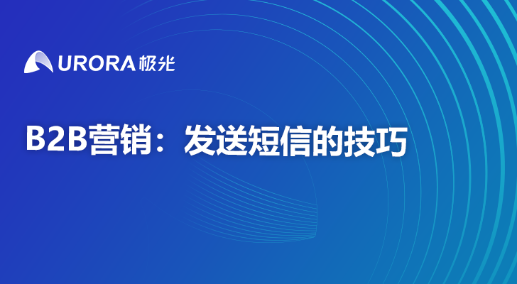 B2B营销：发送短信的技巧