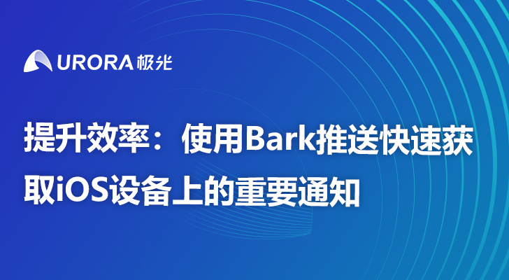 提升效率：使用Bark推送快速获取iOS设备上的重要通知