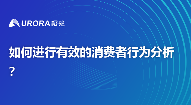 如何进行有效的消费者行为分析？