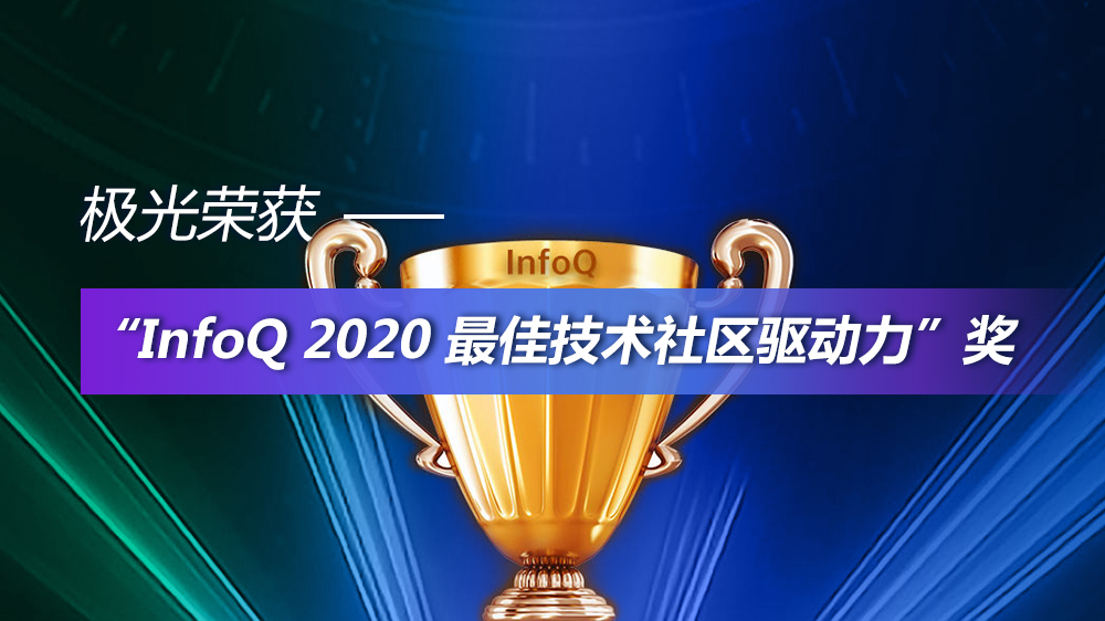 极光荣获“InfoQ2020最佳技术社区驱动力”奖  